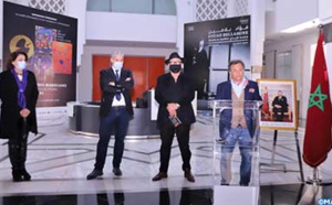 Vernissage d’ une rétrospective retraçant 50 ans de création artistique de Fouad Bellamine