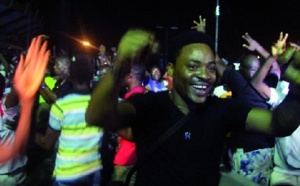 Scènes de liesse au Nigeria