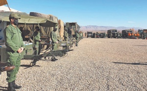 Forte mobilisation des FAR en faveur des populations touchées par la vague de froid