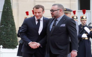 S.M le Roi souhaite prompt rétablissement au Président de la République française