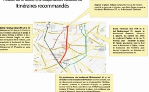Grosses perturbations du trafic à Casablanca