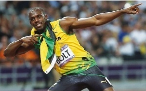 Jessica Ennis et Usain Bolt  sur le toit du monde