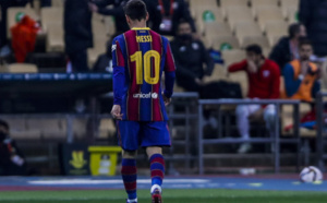 Premier carton rouge pour Lionel Messi avec le FC Barcelone