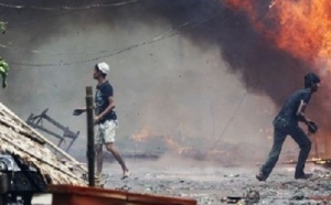 La Birmanie à feu et à sang