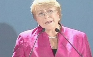 Michelle Bachelet brigue un nouveau mandat à la tête du Chili