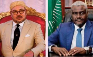 SM le Roi félicite Moussa Faki Mahamat à l'occasion de sa réélection à la tête de la Commission de l'UA