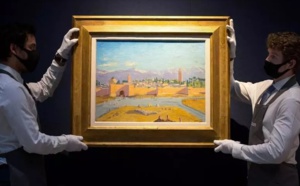 La toile de Churchill représentant la mosquée Koutoubia adjugée à 7 millions de livres sterling
