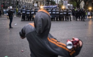 Incidents entre police et jeunes manifestants espagnols