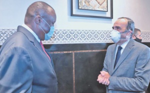 Habib El Malki s ’ entretient avec le président par intérim du Parlement panafricain