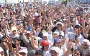 A Casablanca, une marche blanche contre le viol des enfants