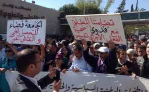 Sit-in de solidarité à Agadir