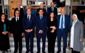 Réunion hebdomadaire du bureau de la Chambre des représentants sous la présidence de Habib El Malki