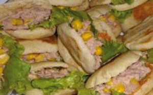 Recette : Batbout farcis au thon Recette : Batbout farcis au thon