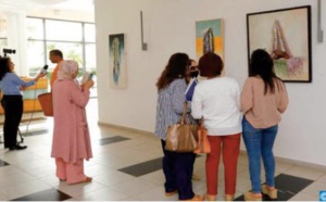 Vernissage à Rabat de l’ exposition “L’ orfèvre de la nature morte ” de Hassan Boukhari