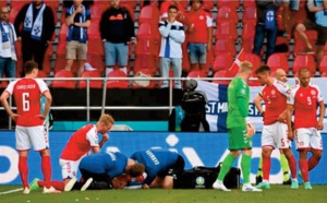 Eriksen, choc puis soulagement à Copenhague