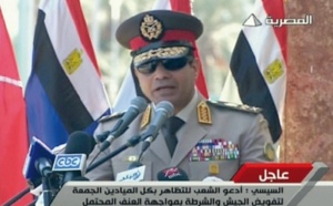Appel à manifester du chef de l’armée égyptienne
