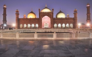 La mosquée royale de Badshahi au Pakistan