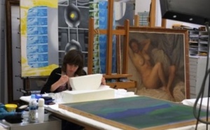 Au Reina Sofia de Madrid, un robot aide à restaurer les tableaux