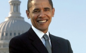 Portrait  Barack Obama : premier Afro-Américain  à occuper la fonction de président des Etats-Unis