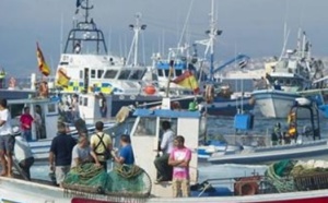 Les pêcheurs espagnols manifestent contre le récif de Gibraltar
