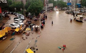 Le bilan des inondations en Chine s'alourdit brutalement à 302 morts