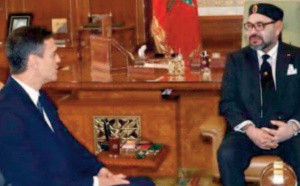 S.M le Roi Mohammed VI : Nous formons le souhait de continuer à œuvrer avec le gouvernement espagnol et son président, Son Excellence Pedro Sanchez, afin d’inaugurer une étape inédite dans les relations entre nos deux pays