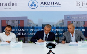 Alliance entre Aradei Capital, BFO Partners et Akdital