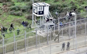 Mise en échec d' une tentative d’immigration clandestine par l’ escalade de la clôture entre Nador et Mellilia