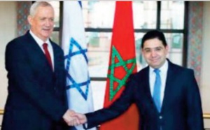 Le vice-Premier ministre, ministre de la Défense israélien reçu par le chef de la diplomatie marocaine
