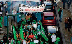 Des milliers de manifestants en Belgique contre la vaccination obligatoire pour les soignants