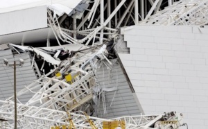 Le chantier du stade de Sao Paulo est irrégulier