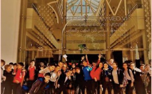 Des élèves en visite pédagogique au Musée Mohammed VI d'art moderne et contemporain