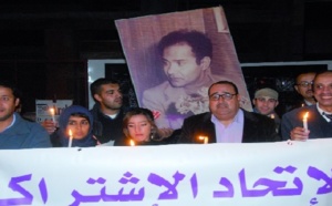 Sit-in aux bougies à Casablanca