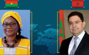 Nasser Bourita s'entretient avec son homologue burkinabé