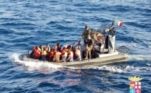 La Marine italienne sauve plus de mille migrants
