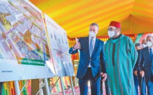 S.M le Roi préside la cérémonie de lancement des travaux de réalisation à Benslimane d'une usine de fabrication de vaccins anti-Covid-19 et autres vaccins