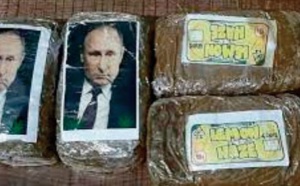 Saisie en Libye de plaquettes de cannabis à l'effigie de Poutine