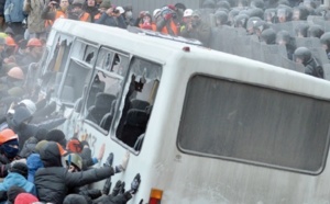 Violents affrontements en Ukraine