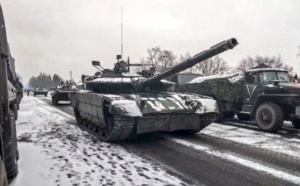 Les chars russes aux portes de Kiev