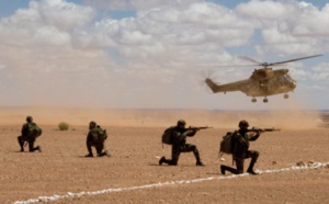 Exercice aéroterrestre maroco-français "Chergui 2022" dans la région d’Errachidia