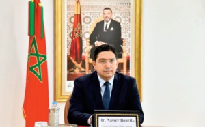 Nasser Bourita : S.M le Roi a toujours soutenu la solution à deux Etats vivant côte à côte