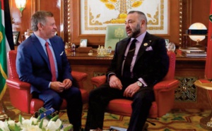 Entretien téléphonique entre S.M le Roi et le Souverain hachémite de Jordanie