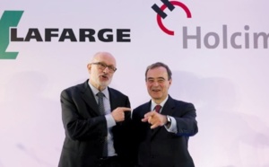 Mégafusion entre Lafarge et Holcim Mégafusion entre Lafarge et Holcim
