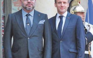 S.M le Roi félicite le Président français à l'occasion de la fête nationale de son pays