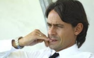 Filippo Inzaghi entraîneur de l'AC Milan