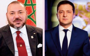 S.M le Roi félicite le président ukrainien à l'occasion de la fête nationale de son pays