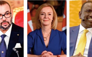 Messages de félicitations de S.M le Roi à la nouvelle Première ministre britannique, Mary ElisabethTruss et au nouveau Président élu de la république du Kenya,William Ruto