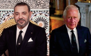 S.M le Roi félicite S.M le Roi Charles III à l'occasion de son intronisation