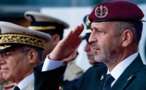 Le Général de Corps d'Armée, Inspecteur Général des FAR et Commandant la Zone Sud s'entretient avec le Chef d’Etat-Major Général des Forces de Défense Israéliennes