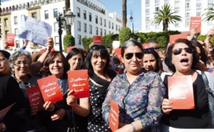 A Rabat, une manifestation symbolique  dénonce Benkirane et ses propos contre les femmes